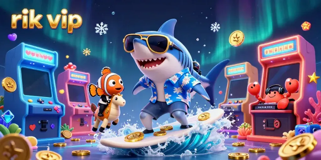 Experience thrilling gameplay at rik vip with immersive visuals of a vibrant underwater casino world.