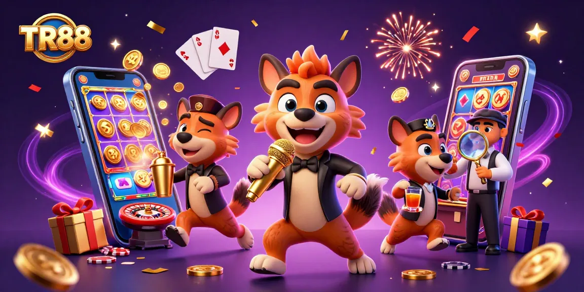 Experience TR88 with vibrant casinos, lively characters, and exciting gaming action.